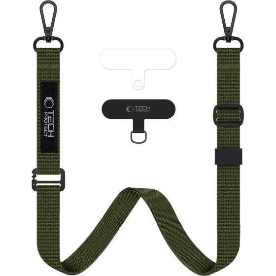 Tech-Protect C65 Rope Crossbody Leash - Olive - (26612-0)
