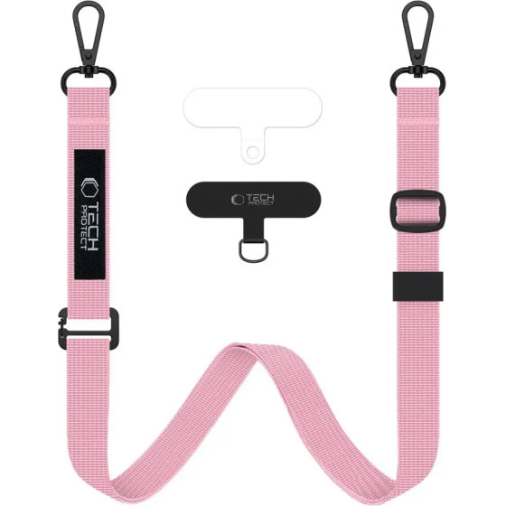 Tech-Protect C65 Rope Crossbody Leash - Pink - (26610-0)