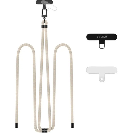 Tech-Protect C7S Rope Crossbody Strap Leash - Beige - (26740-0)