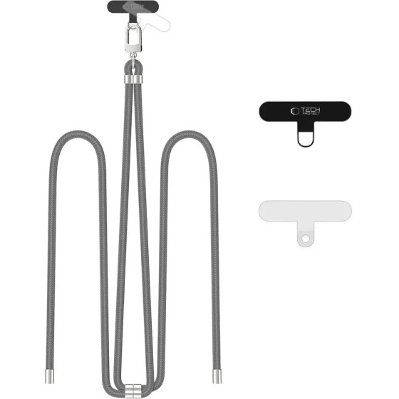 Tech-Protect C7S Rope Crossbody Strap Leash - Gray - (26737-0)