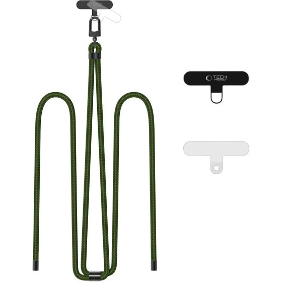 Tech-Protect C7S Rope Crossbody Strap Leash - Olive - (26741-0)