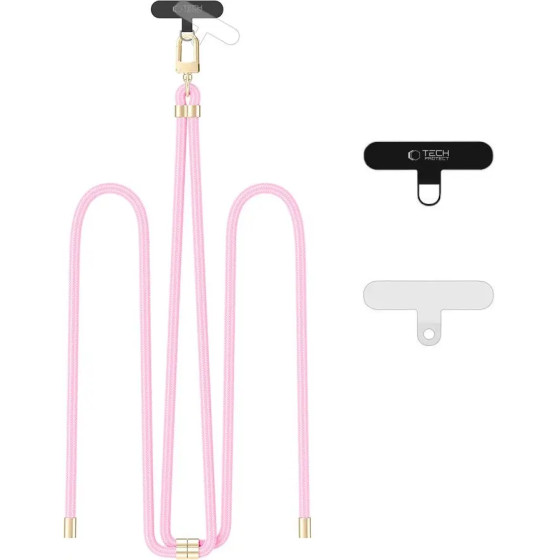 Tech-Protect C7S Rope Crossbody Strap Leash - Pink - (26763-0)