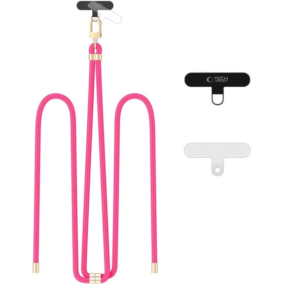 Tech-Protect C7S Rope Crossbody Strap Leash - Pink - (26764-0)