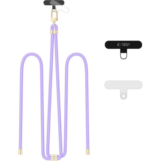 Tech-Protect C7S Rope Crossbody Strap Leash - Purple - (26744-0)
