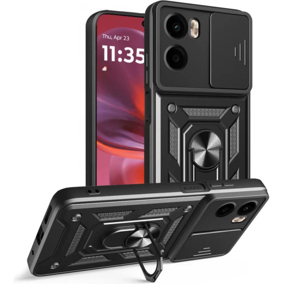 Tech-Protect CamShield Pro Case for Motorola Moto G05 / E15 - Black - (27427-0)