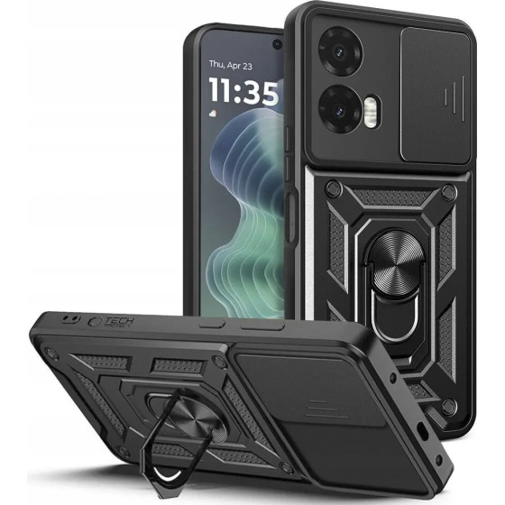 Tech-Protect CamShield Pro Case for Motorola Moto G35 5G - Black - (26561-0)
