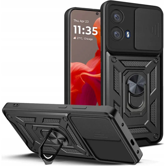 Tech-Protect Camshield Pro Case for Motorola Moto G85 5G - Black - (25793-0)