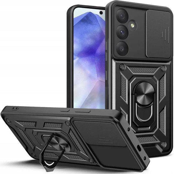 Tech-Protect CamShield Pro Case for Samsung Galaxy A55 5G - Black - (24890-0)