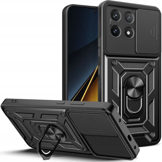 Tech-Protect CamShield Pro Case for Xiaomi Poco X6 Pro 5G - Black - (24975-0)