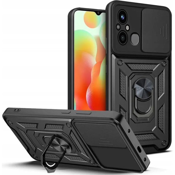 Tech-Protect CamShield Pro Case for Xiaomi Redmi 12C - Black - (23175-0)