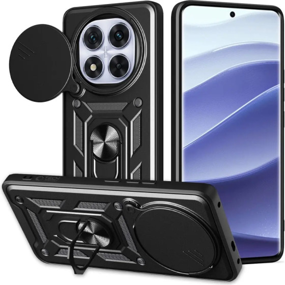 Tech-Protect CamShield Pro Case for Xiaomi Redmi Note 14 Pro 5G / Poco X7 5G - Matte Black - (27282-0)