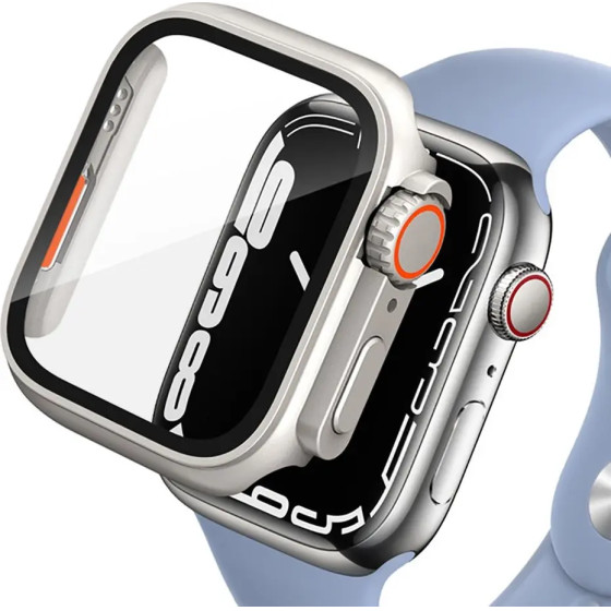 Tech-Protect Defense360 case for Apple Watch 4 / 5 / 6 / SE (44mm) - titanium orange - (23311-0)