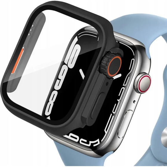Tech-Protect Defense360 Case for Apple Watch 46mm - Black - Orange - (26649-0)