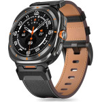 Tech-Protect Delta Pro Leather Strap for Samsung Galaxy Watch Ultra (47mm) - Black - (26259-0)