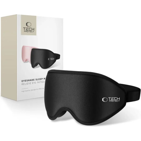 Tech-Protect Eyeshade Sleep Mask - Black - (26186-0)