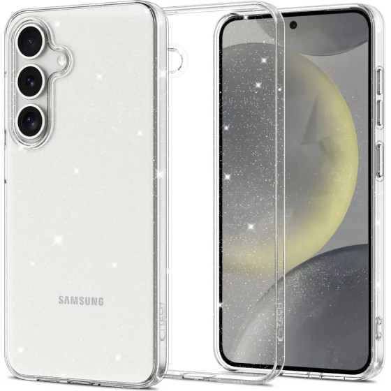 Tech-Protect FlexAir Case for Samsung Galaxy S25 - Clear-Glitter - (26959-0)