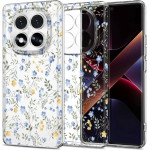 Tech-Protect FlexAir Case for Xiaomi Redmi Note 14 Pro 5G / Poco X7 5G - Daisies with Leaves - (27286-0)
