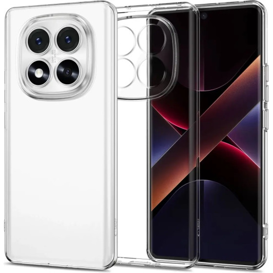 Tech-Protect FlexAir Case for Xiaomi Redmi Note 14 Pro 5G / Poco X7 5G - Transparent - (27271-0)