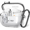 Tech-Protect FlexAir Case with Carabiner for Samsung Galaxy Buds 3 / 3 Pro - Transparent - (26262-0)