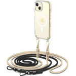 Tech-Protect FlexAir Chain Case with MagSafe for iPhone 15 - Black/Beige - (23625-0)