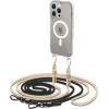 Tech-Protect FlexAir Chain Case with MagSafe for iPhone 15 Pro - Black/Beige - (23626-0)