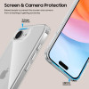 Tech-Protect FlexAir Hybrid Case for iPhone 16e - Clear - (27272-0)