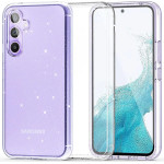 Tech-Protect FlexAir Hybrid Case for Samsung Galaxy S23 FE - Clear-Glitter - (24688-0)