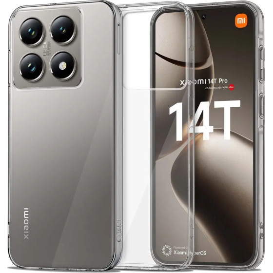 Tech-Protect FlexAir Hybrid Case for Xiaomi 14T Pro - Transparent - (26619-0)
