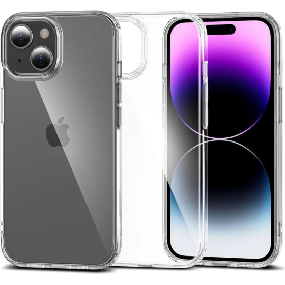 Tech-Protect FlexAir Hybrid iPhone 15 Case - Clear - (23618-0)