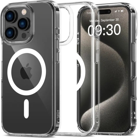 Tech-Protect FlexAir Hybrid MagSafe Case for iPhone 16 Pro Max - Clear - (25491-0)
