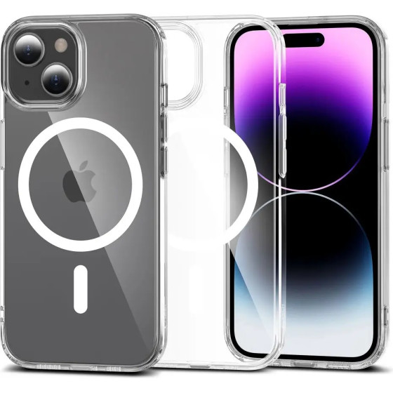 Tech-Protect FlexAir Hybrid MagSafe iPhone 15 Case - Clear - (23614-0)