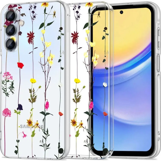 Tech-Protect FlexAir+ Case for Samsung Galaxy A35 5G - Colorful Flowers - (24906-0)
