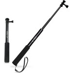 Tech-Protect GA100 Monopad & Selfie Stick for GoPro / DJI - Black - (26883-0)