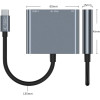 Tech-Protect HUB V1 3in1 USB-C - USB-A 3.0 / USB-C PD 100W / HDMI 4K 30Hz - gray - (23312-0)