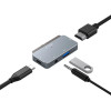 Tech-Protect HUB V6 4in1 USB-C - USB-A 3.0 / USB-C PD100W / HDMI / mini jack 3.5mm - gray - (24031-0)