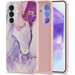 Tech-Protect Icon Case for Samsung Galaxy A56 5G - Marble - Pink - (27496-0)