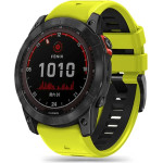 Tech-Protect IconBand Pro Strap for Garmin Fenix 3 / 5X / 3HR / 5X Plus / 6X / 6X Pro / 7X - Lime Black - (23991-0)