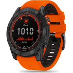 Tech-Protect IconBand Pro Strap for Garmin Fenix 3 / 5X / 3HR / 5X Plus / 6X / 6X Pro / 7X - Orange-Black - (23992-0)