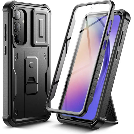 Tech-Protect Kevlar Cam+ Case for Samsung Galaxy A55 5G - Black - (25059-0)