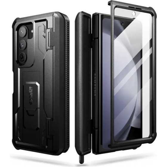 Tech-Protect Kevlar Pro Pen Case for Samsung Galaxy Z Fold 5 - Black - (23428-0)