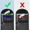 Tech-Protect KLR100 RFID Blocking Car Key Case - Black - Carbon - (26210-0)