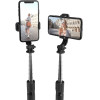 Tech-Protect L02S Bluetooth selfie stick with tripod up to 72cm - black - (22006-0)