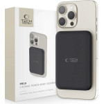 Tech-Protect LifeMag PB10 Powerbank with MagSafe 5000mAh 15W USB-C port - black + USB-C cable - (21786-0)