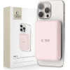 Tech-Protect LifeMag PB11 Powerbank with MagSafe 10000mAh 15W USB-C port - pink + USB-C cable - (25387-0)