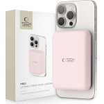 Tech-Protect LifeMag PB11 Powerbank with MagSafe 10000mAh 15W USB-C port - pink + USB-C cable - (25387-0)