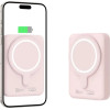 Tech-Protect LifeMag PB11 Powerbank with MagSafe 10000mAh 15W USB-C port - pink + USB-C cable - (25387-0)