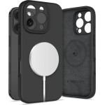 Tech-Protect Liquid Silicone MagSafe Case for iPhone 16 Pro - Black - (27137-0)