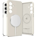 Tech-Protect Liquid Silicone Magsafe Case for Samsung Galaxy S25 - Beige - (26989-0)
