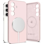 Tech-Protect Liquid Silicone MagSafe Case for Samsung Galaxy S25 - Pink - (26991-0)