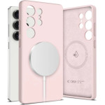 Tech-Protect Liquid Silicone MagSafe Case for Samsung Galaxy S25 Ultra - Pink - (26992-0)